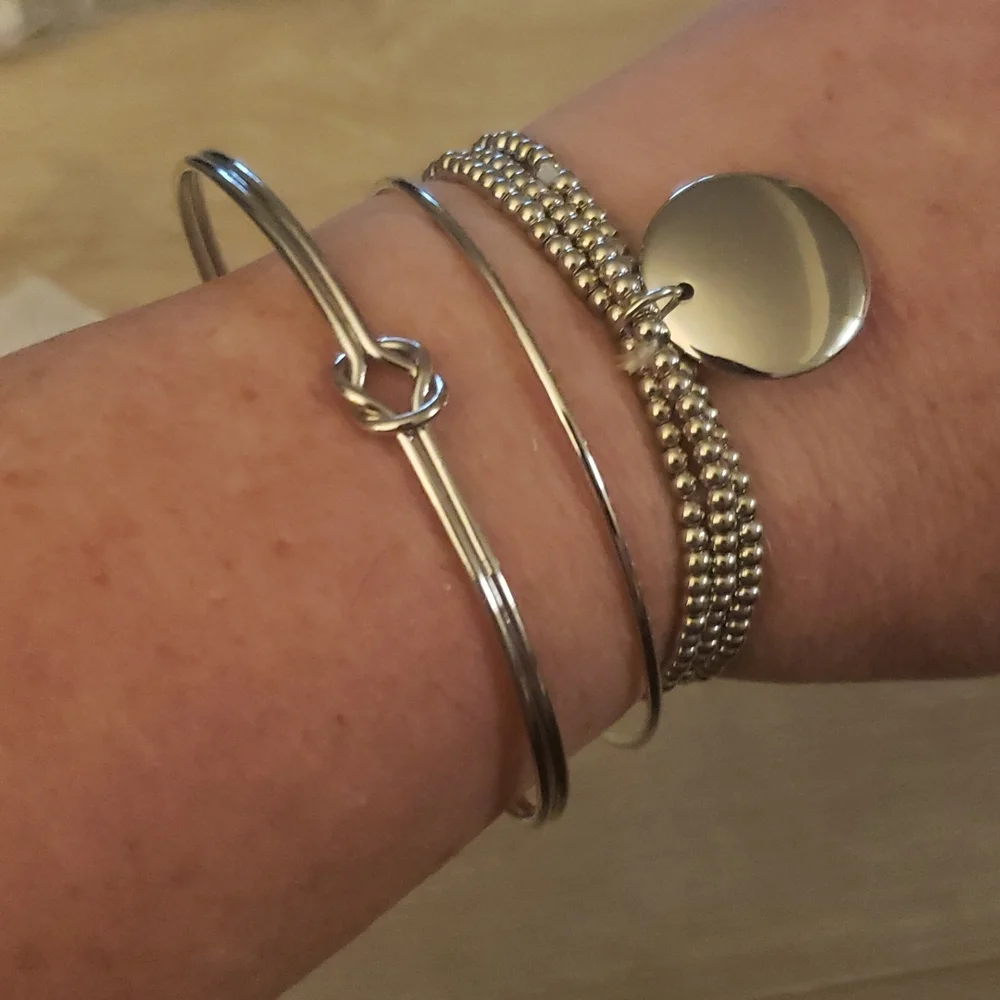 🔥New boutique knotted beaded 3 pcs bracelet set - Picture 4 of 5